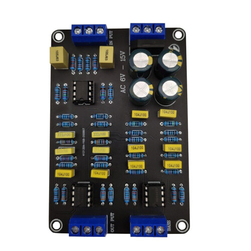 2Pcs 2 Way Active Crossover Filter Treble Audio Sp 2