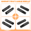 2pcs 10 Spline Lug Nut Key Replacement for Bimecc 10