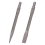2pc 1-3/16 Inch Hex Chisel Set with Point & Flat C 1