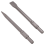 2pc 1-3/16 Inch Hex Chisel Set with Point & Flat C 7