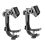2PCS Einstellbare Mic Clip auf Trommel Rim Stoßfest Mo 1