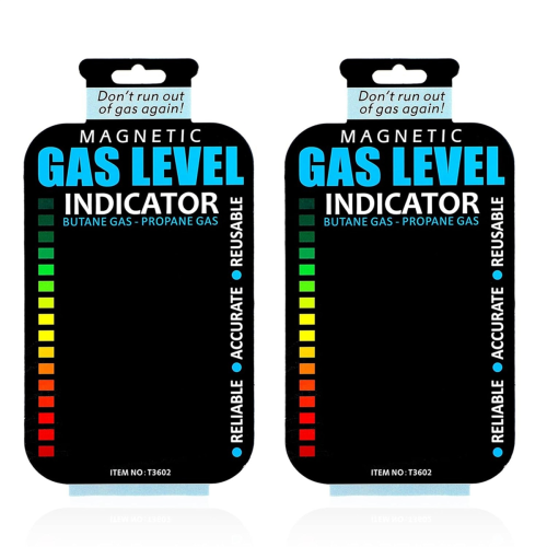 2-Pack Propane Tank Gauge Level Indicator, Reusabl