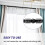 2PCS Curtain Rods Corner Connector, Adjustable Rod 7