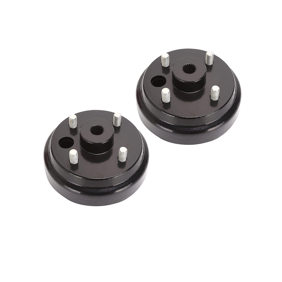 2Pcs Golf Cart Brake Drum Hub Assembly For 1982-Up 4853133996162
