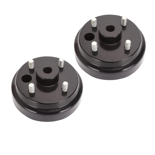 2Pcs Golf Cart Brake Drum Hub Assembly for 1982-Up 1