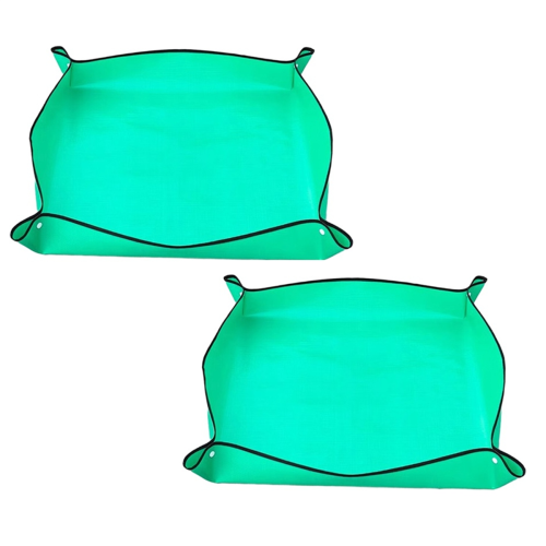 2pcs Gardening Mats Waterproof Soil Changing Plant 1