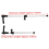 2Pcs RV Window Support Rod 310‑435mm Telescopic fo 7