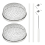 2pcs RV Furnace Vent Screen, Bug Screens Heater Co 2