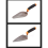 2Pcs Pointing Trowel and Gauging Set,6in Masonry H 6