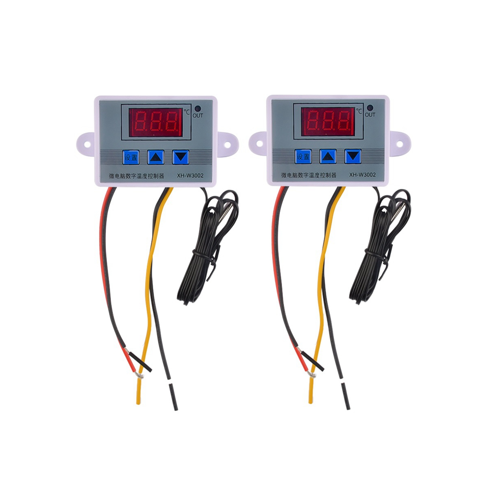 2Pcs W3002 Digital Temperature Controller Microcom