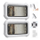 2PCS Wasserdichte Dusche Telefon Halter Fall mit 360  3