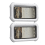2PCS Wasserdichte Dusche Telefon Halter Fall mit 360  1