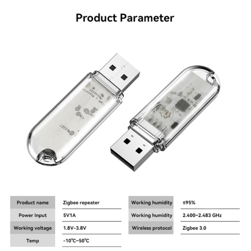 2Pcs Zigbee 3.0 Signal Repeater USB Extender für T 2
