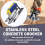 3 Pack Sainless Steel Concrete Tools Set, Flat Fin 7
