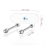 2PCS Wall Mount Skateboard Display Stand Indoor Fl 9