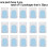 30pcs Abs Trainer Replacement Gel Sheet Abdominal 7