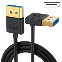 3,3 Fuß DisplayPort 1.4 Verlängerungskabel 90 Grad D