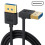 3.3ft Display Port 1.4 Extension Cable 90 Degree D 2