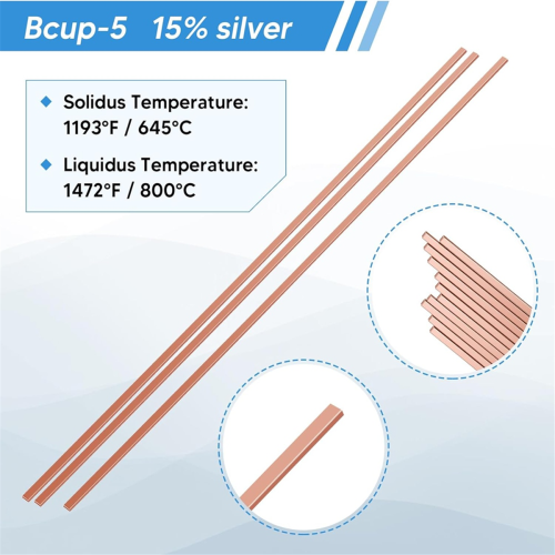 30 Sticks Brazing Rods,Solder Copper Phosphor Weld 2