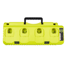 320-W-Akku-Schnellladegerät, 4-Port, 3 A, für Elektrowerkzeuge