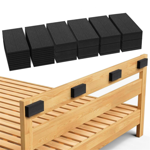 32Pcs Eva Foam Headboard Stoppers for Wall,Thicker