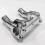 3-1/2 Inch Pullback Handlebar Risers & Top Clamp K 6