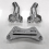 3-1/2 Inch Pullback Handlebar Risers & Top Clamp K 3