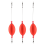 3er-Pack Angelbobbers Popping Cork Float für Redfi 1