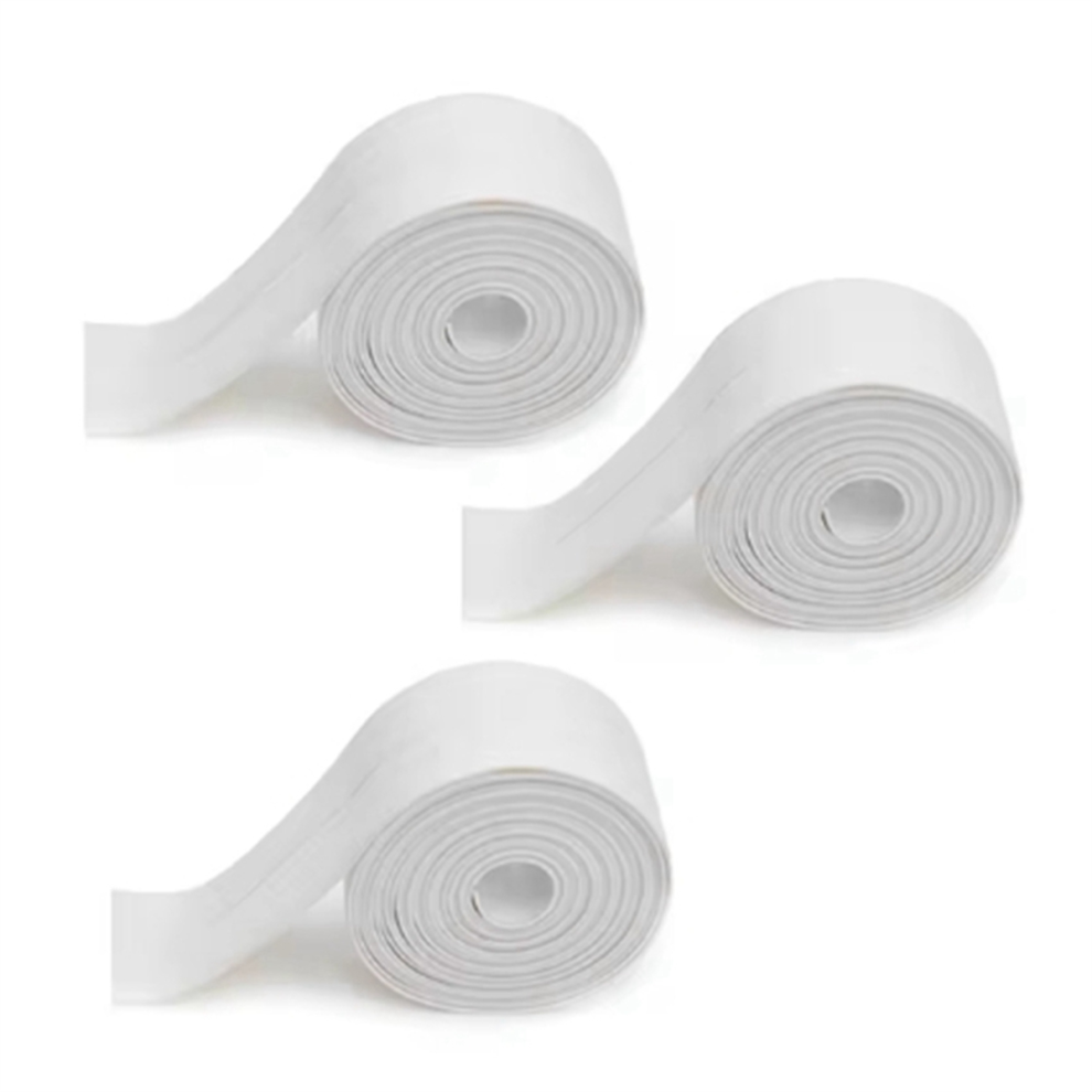 3Pcs Shower Bath Sealing Tape Strips Pvc Self Adhe 4854006702200