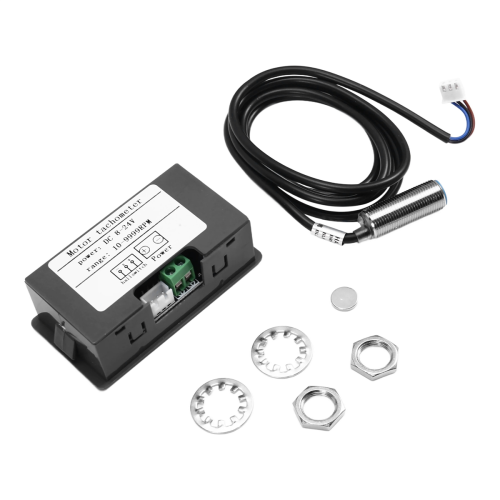 4 Digital LED Display Tachometer RPM Speed Meter H 2