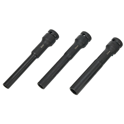 3PCS 1/2 Drive Hex Socket Head Impact Wrench 8/10/ 1