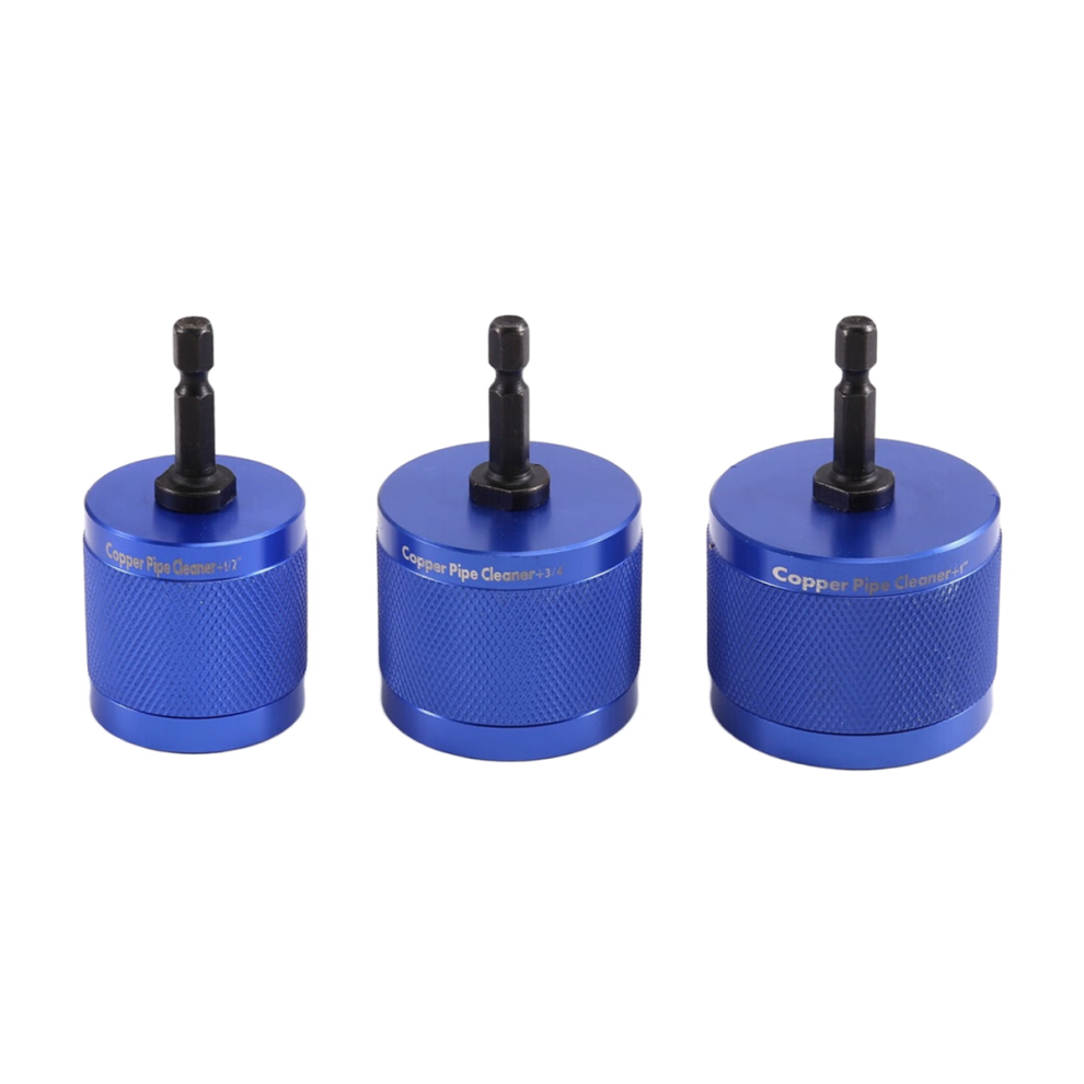 3Pcs Copper Pipe Cleaner Set,1/2In 3/4In 1In Metal 4851449381641