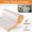 4 Rolls Clear Plastic Sheeting 4.9X 65.5 Ft Pre-Ta 9