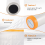 4 Rolls Clear Plastic Sheeting 4.9X 65.5 Ft Pre-Ta 8