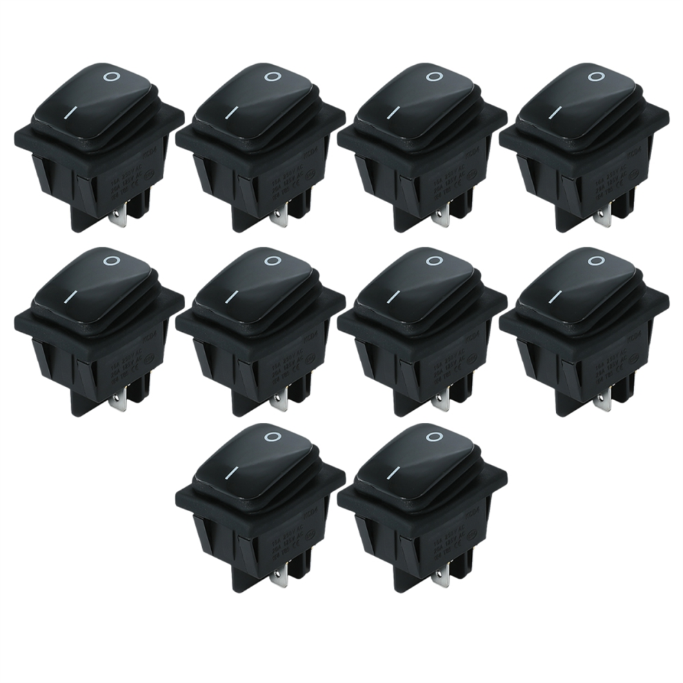 4 Pins Waterproof Rocker Switch 250V 16A Car Boat 4851794192770