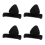 4 Set of Fur Archery Platform Back Glue to Protect 1