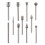 43Pcs Stone Carving Set,26 Diamond Burr Bits, 10 I 6