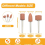 42PCS Sanding Bits for -Rotary Tool Kit, Grinding 4