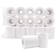 10 Rollen 100 G 4-Lagiges Holzschliff Toilettenpapier Für Zuhause Und Hotel