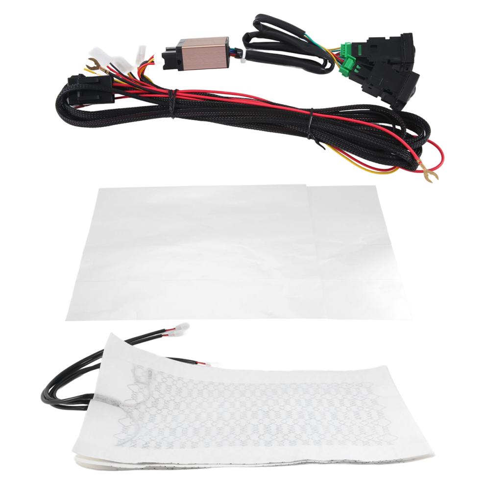 4Pcs Car Seat Heater 12V Heated Heating Pads With 4851449351163