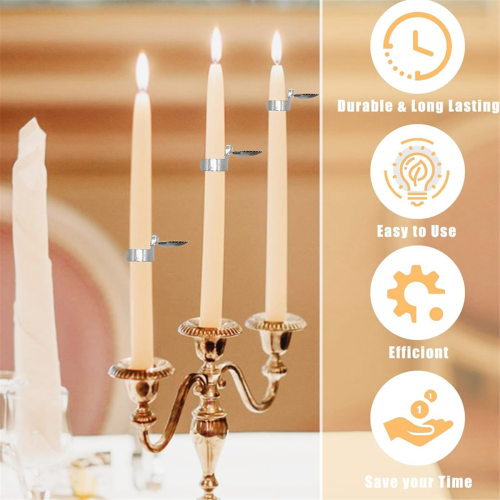 4PCS Candle Snuffer Metall Shell Automatische Extingui 2