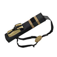 Lightweight Arrow Quiver for the Back - Portable Khaki Shoulder Hanging Archery Arrow Holder for Outdoor Shooting Targets