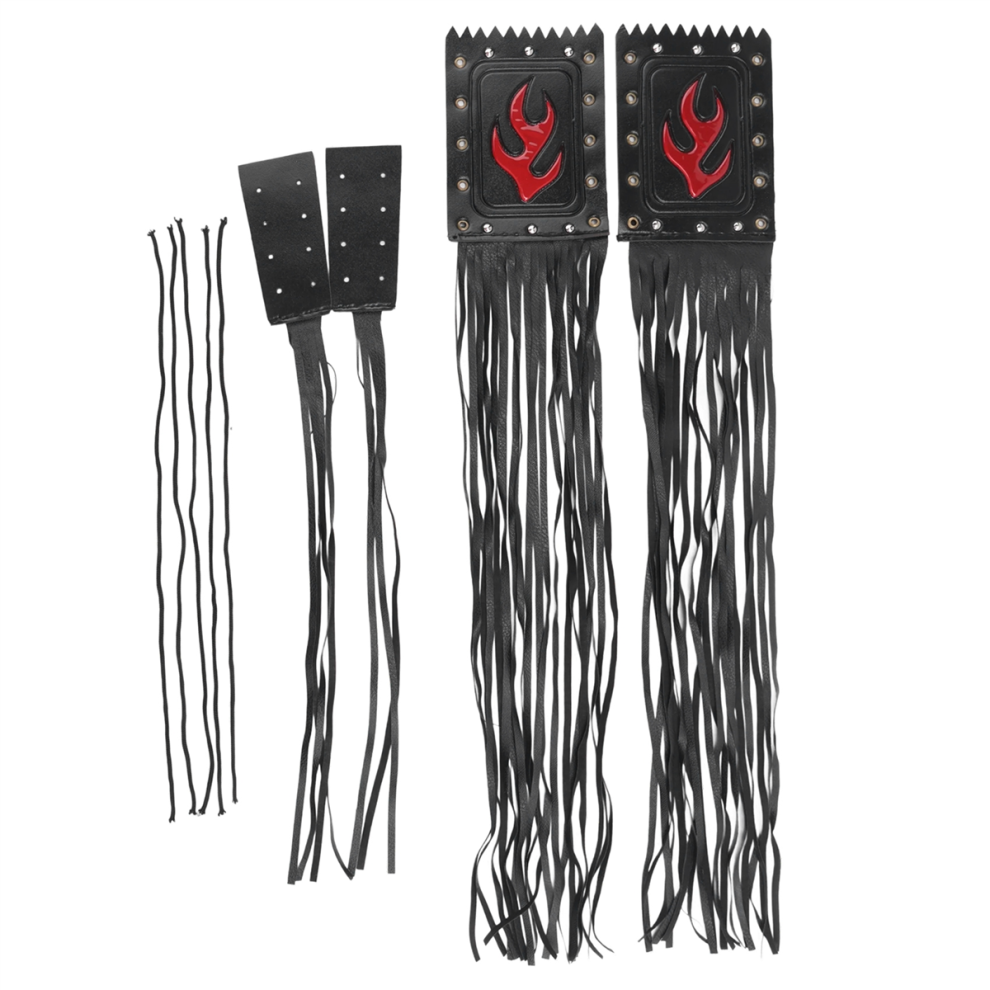 4Pcs/Set Universal Pu Handlebar Tassel Fringe Grip 4851449348521