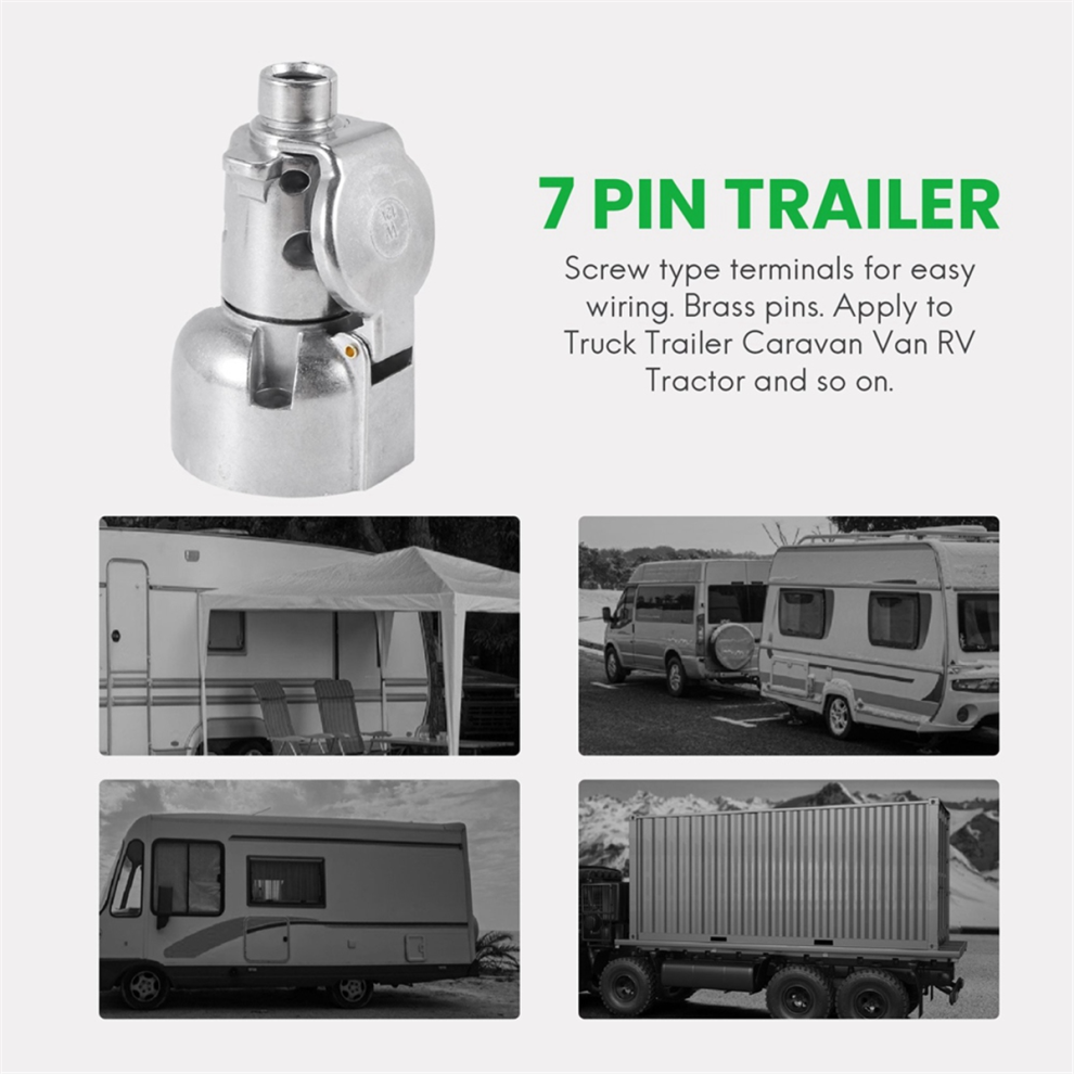4Set Trailer Accessories- 7 Pin Plug 12V Rv Socket 4854006776966