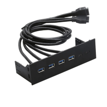 5,25 Zoll Frontpanel-Hub 4-Port PCI-E auf USB 3.0 Conve