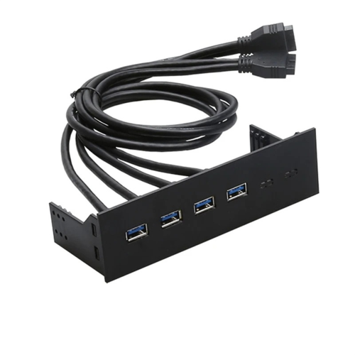 5,25 Zoll Frontpanel-Hub 4-Port PCI-E auf USB 3.0 Conve