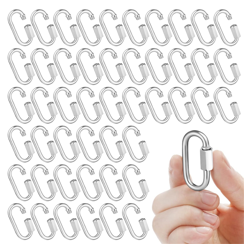 50 Pcs Stainless Steel Quick Chain Link M3.5, 1.45 4853445340936