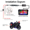 5inch Motorcycle Portable Navigation Wireless Carp 5