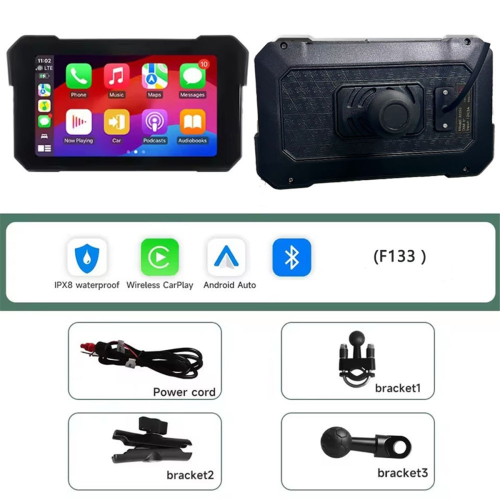 5inch Motorcycle Portable Navigation Wireless Carp 2