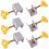 6 Pieces Adjustable Sliding Window Locks Stops Alu 2